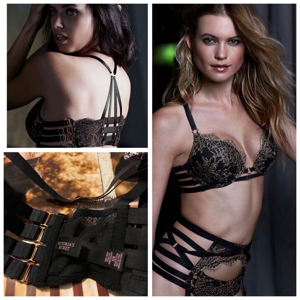 Victoria’s Secret Bondage cross-back push-up bra 32B